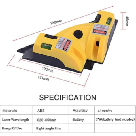 (50% OFF) 90 Degree Wall Tile Laser Angle